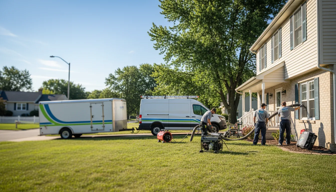 Flooded Basement Restoration And Cleanup With Repair in Wheaton, MN near me